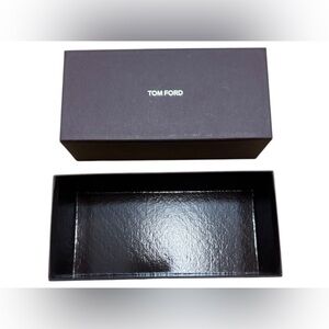 Authentic Tom Ford Sunglass Box Brown w/ Gold Text